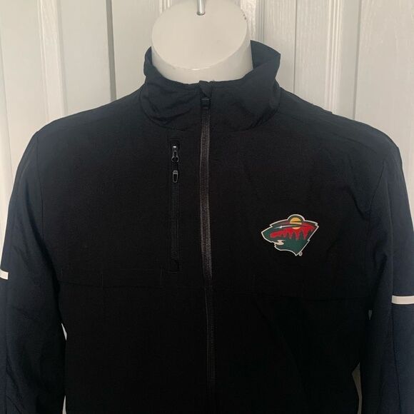 Adidas Minnesota Wild zip up golf jacket - Picture 7 of 9
